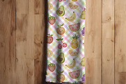 Kawaii Fruits Watercolor Clipart, an Illustration by Estúdio Lin (Thumbnail 3 of 3)