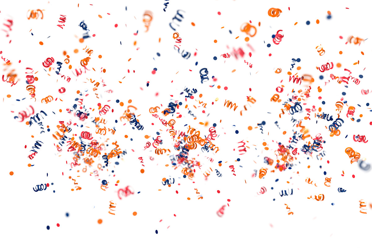 colorful confetti, a Decorative Illustration by Leone_v (Photo 2 of 3)