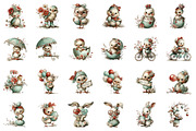 Cute Whimsical Easter Clipart Easter, an Illustration by CreationArt (Thumbnail 2 of 6)