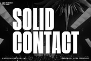 Solid Contact Condensed Sans Serif, a Sans Serif Font by Pathfinder Goods (Thumbnail 1 of 8)