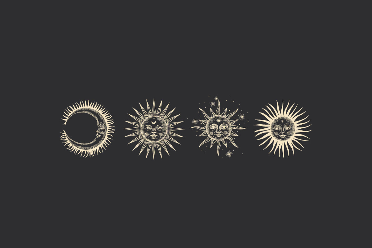 Shine. Sun, moon, stars and crystals, an Illustration by Chikovnaya (Photo 10 of 13)