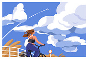People looking at sky in nature set, a Person Illustration by Good Studio (Thumbnail 6 of 13)