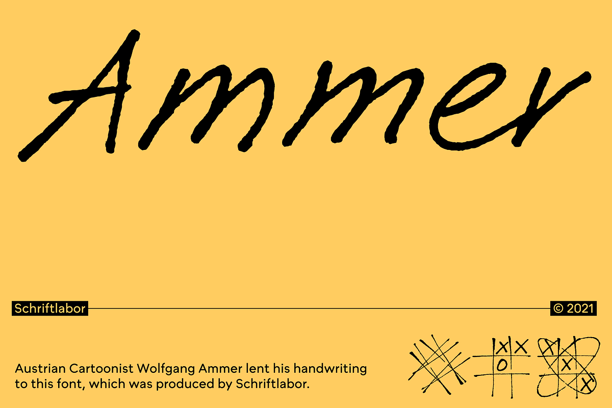 Ammer Handwriting, a Handwritten Font by Schriftlabor (Photo 1 of 14)