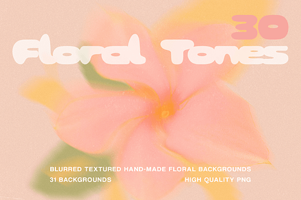 Floral Tones - abstract backgrounds, a Background Graphic by DigARTbyHavroshka