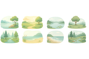 Scenic landscapes showcasing serene, a Nature Photo by ZinetroN