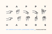 ASL Font American Sign Language Type, a Symbol Font by InkCloudDesign (Thumbnail 7 of 7)