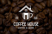 Coffee House Logo, a Food Illustration by Kaushal Jangid (Thumbnail 4 of 5)