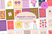Modern Vintage. Abstract art, poster, an Object Graphic by Sofico (Thumbnail 1 of 17)