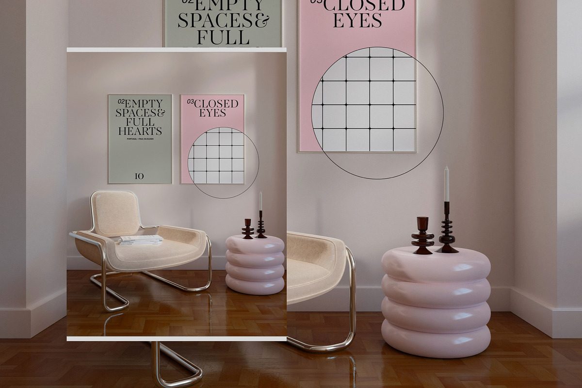 Interior & Frame Mockup Bundle, a Household Mockup by Bonumo (Photo 11 of 14)