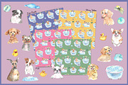 Bath Time Dog Clipart With Paper, an Illustration by VianneArt (Thumbnail 2 of 8)