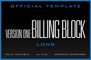 The Billing Block Template v1, a Flyer Template by xxDeadPixels (Thumbnail 1 of 4)