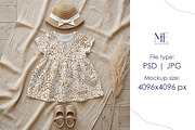Cotton Fabric Dress Mock up, a Shirt Mockup by Mie Mockup Studio (Thumbnail 6 of 7)