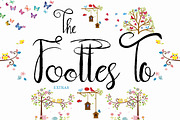 Footes To Script Font, a Script Font by JasmeenPetit (Thumbnail 1 of 8)