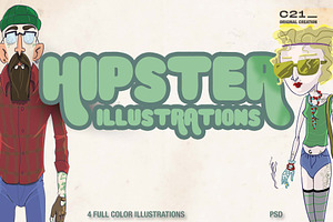 Hipster Illustrations