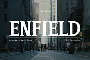 Enfield – A Modern Serif Font, a Serif Font by overlaytemplates (Thumbnail 1 of 5)