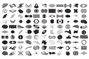 100+ Abstract Vector Shapes, a Background Graphic by Vanzyst (Thumbnail 17 of 17)