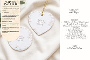 Heart and Round Ornament, a Household Mockup by EmpaviMockups (Thumbnail 2 of 5)