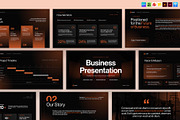Business Presentation Template, a Presentation Template by BrandPacks (Thumbnail 1 of 7)