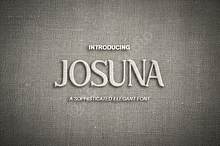 Josuna - A Contemporary Luxury Serif