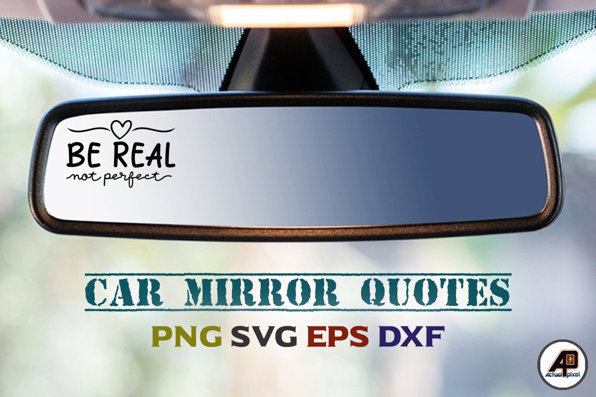 Car Mirror Quotes Sticker Bundle, a Photo by Actual Pixel (Photo 12 of 17)