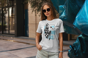 T-Shirt MockUp's Dubai Streets