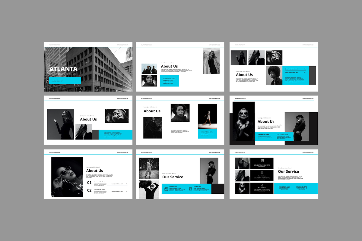 Atlanta Powerpoint Template, a Presentation Template by Spesifikstd