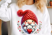 Yarn Crochet Valentines Gnome PNG, an Illustration by SinaCreation (Thumbnail 10 of 11)