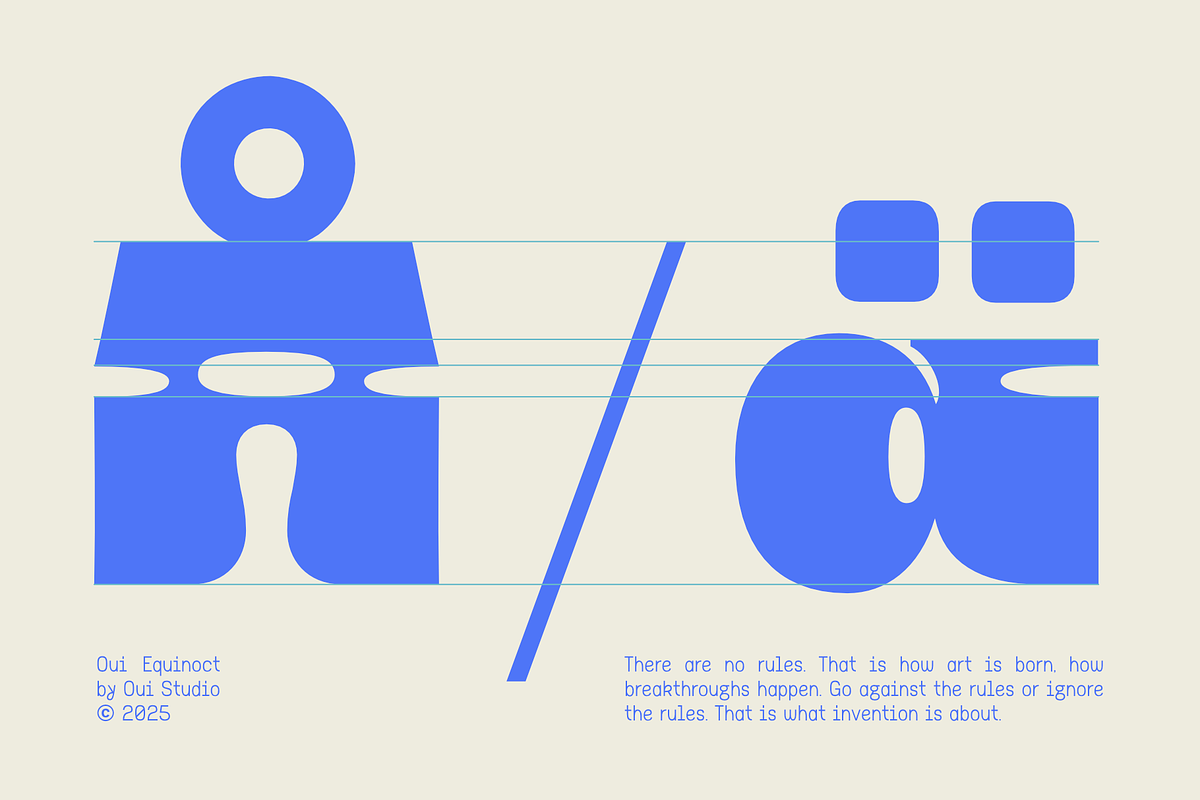 Oui Equinoct Decorative Font, a Slab Serif Font by Oui Studio (Photo 4 of 10)