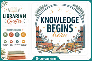Librarian Quotes Bundle, an Object Graphic by Actual Pixel (Thumbnail 9 of 20)