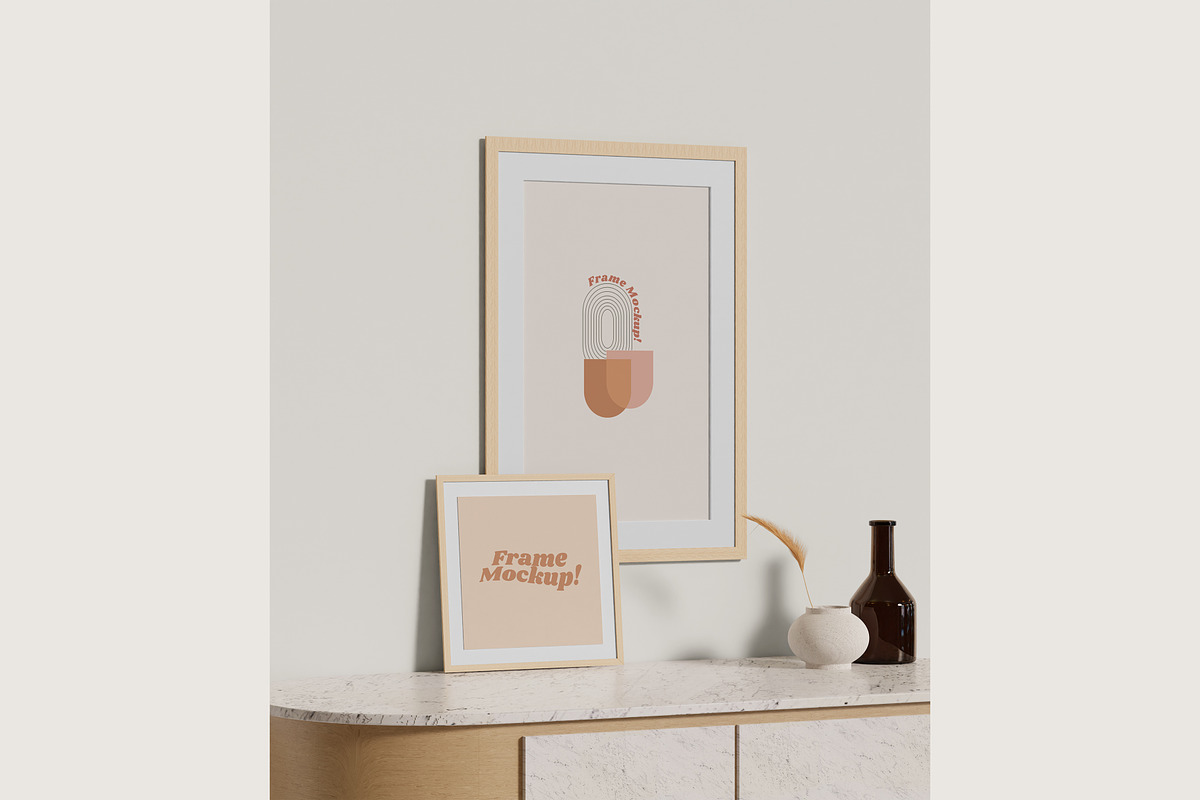 Aesthetic frame mockup, a Product Mockup by mockupocka (Photo 8 of 14)