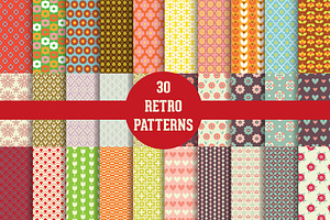 30 Retro Patterns