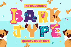 Bark Type - Quirky Dog Font