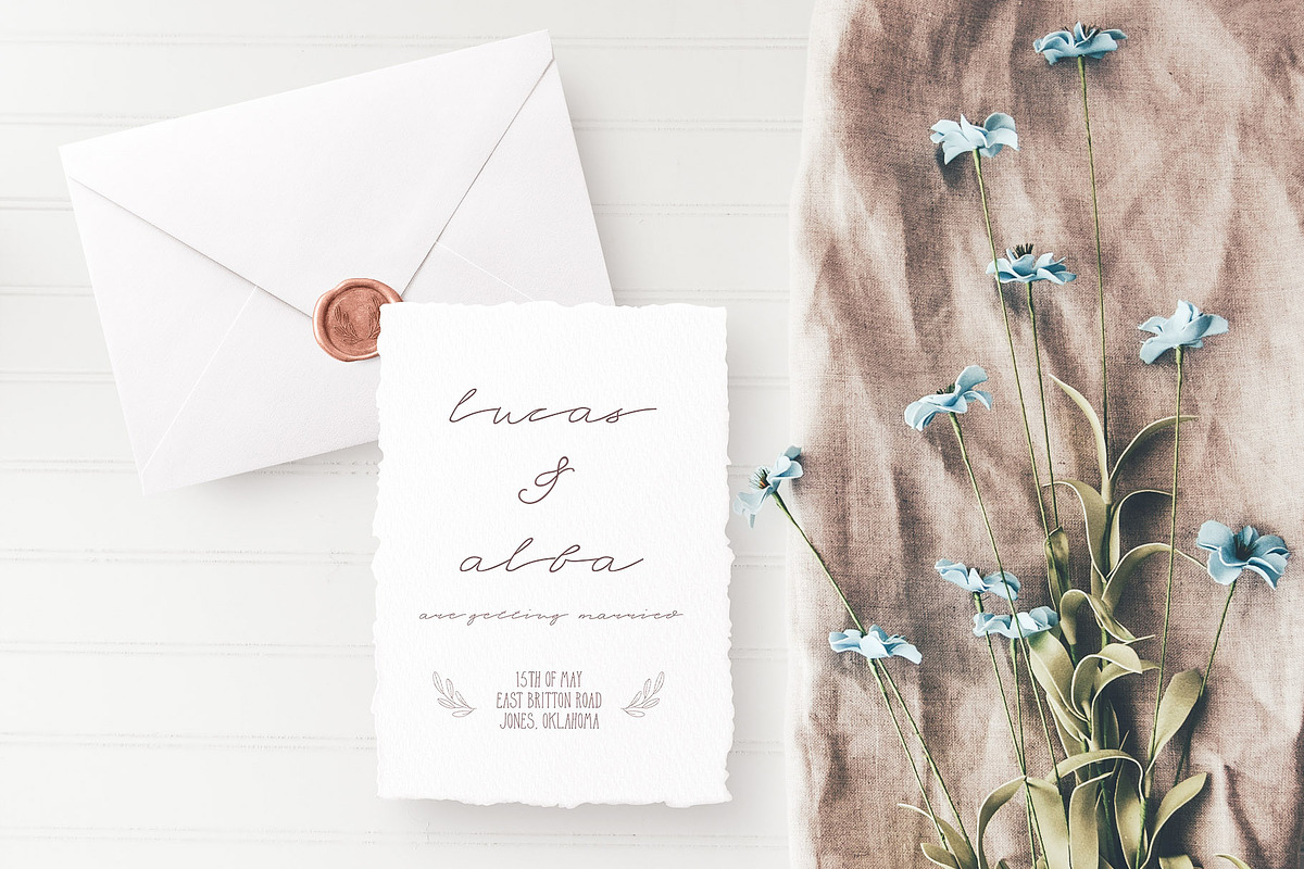 Serene Beauty Handwritten Font Duo preview 6