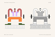 Minimal Character Set, a Person Illustration by Léo Alexandre (Thumbnail 13 of 18)