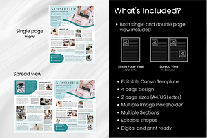 Canva Business Newsletter Templates