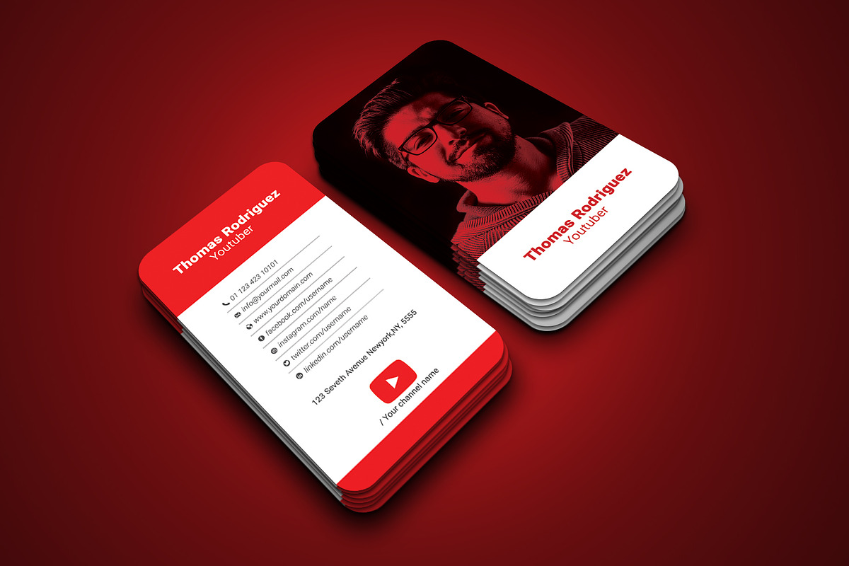 100 Business Card Template Bundle, a Business Card Template by Smashing_Studio (Photo 60 of 80)