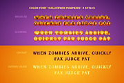 Halloween Pumpkins, a Script Font by Voysla's Shop (Thumbnail 12 of 14)