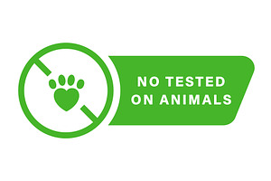 Not Tasted on Animals Sign, an Object Illustration by Vector Creator