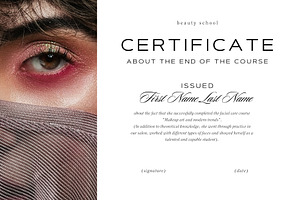 Certificate template
