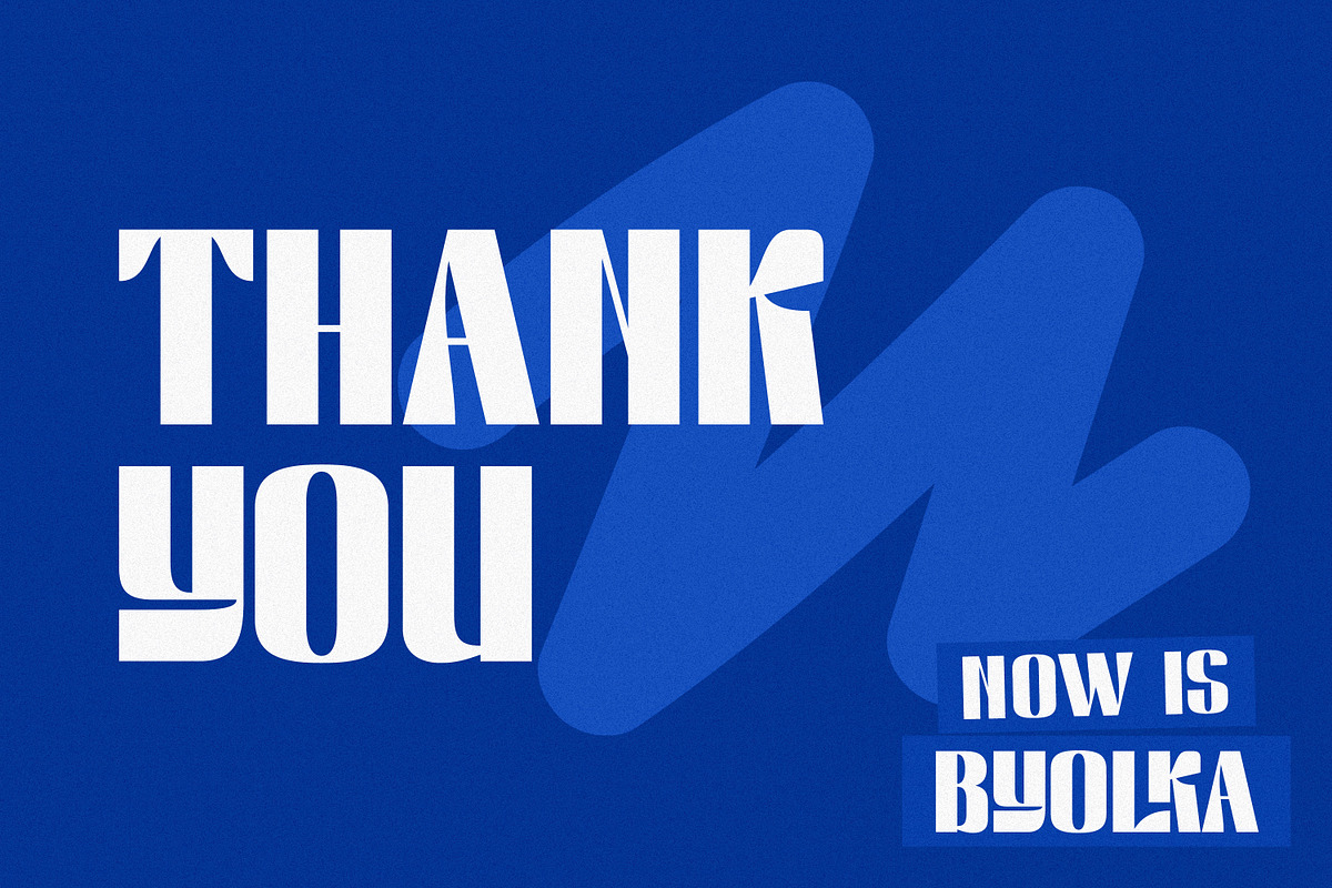 Now is Byolka | Display Font, a Sans Serif Font by Ekahermawan (Photo 15 of 15)