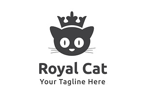 Royal Cat Logo Template