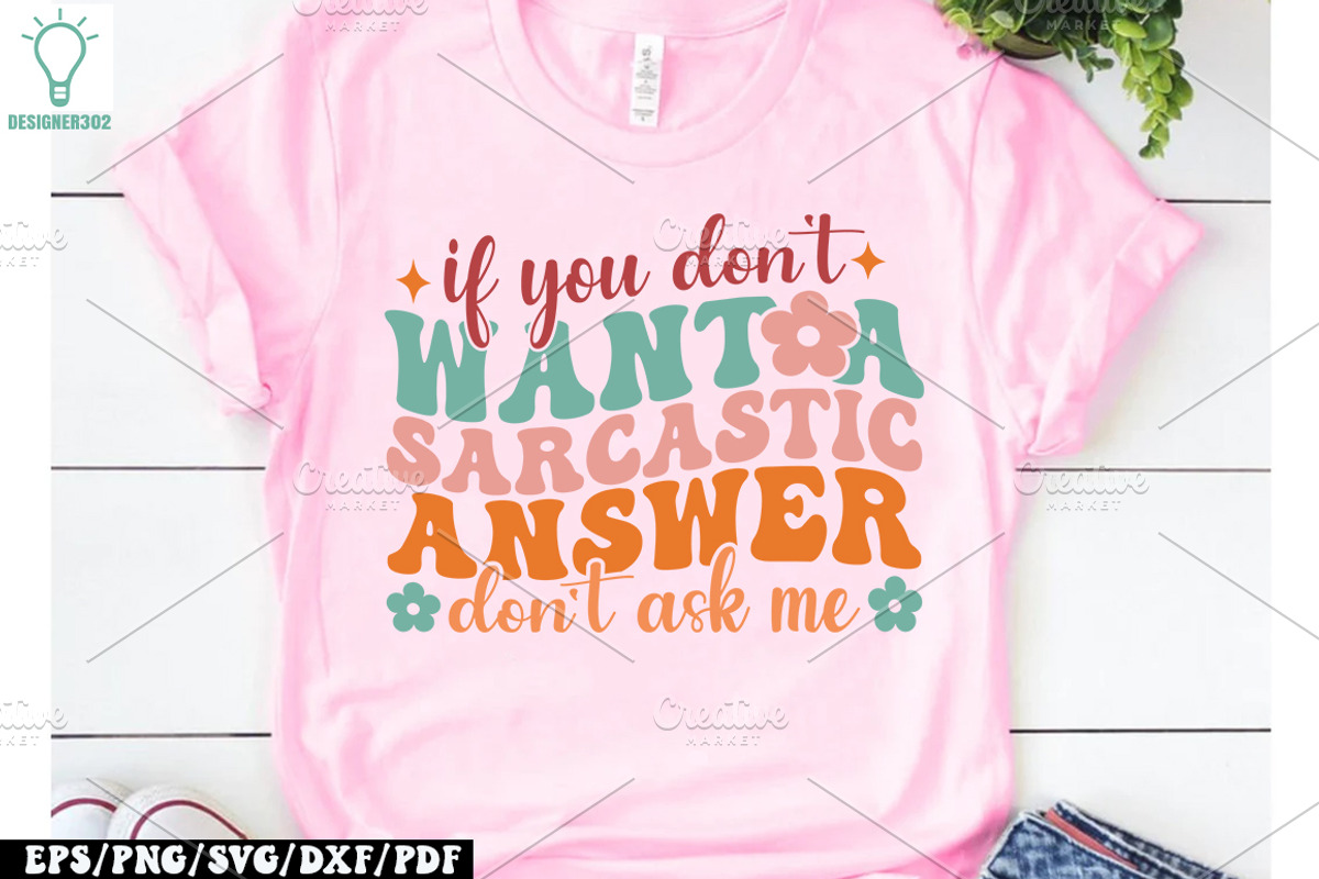 Sarcasm Svg Bundle, Funny quotes, a Graphic by Designer302 (Photo 22 of 46)