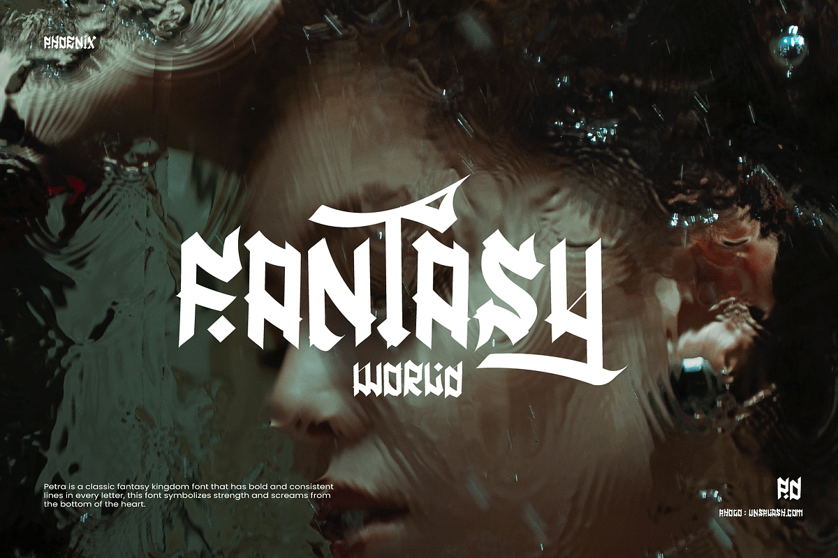Petra Font, a Blackletter Font by Phoenix Dungeon (Photo 8 of 9)