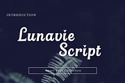 Lunavie Script, a Script Font by Wow Magic (Thumbnail 1 of 3)