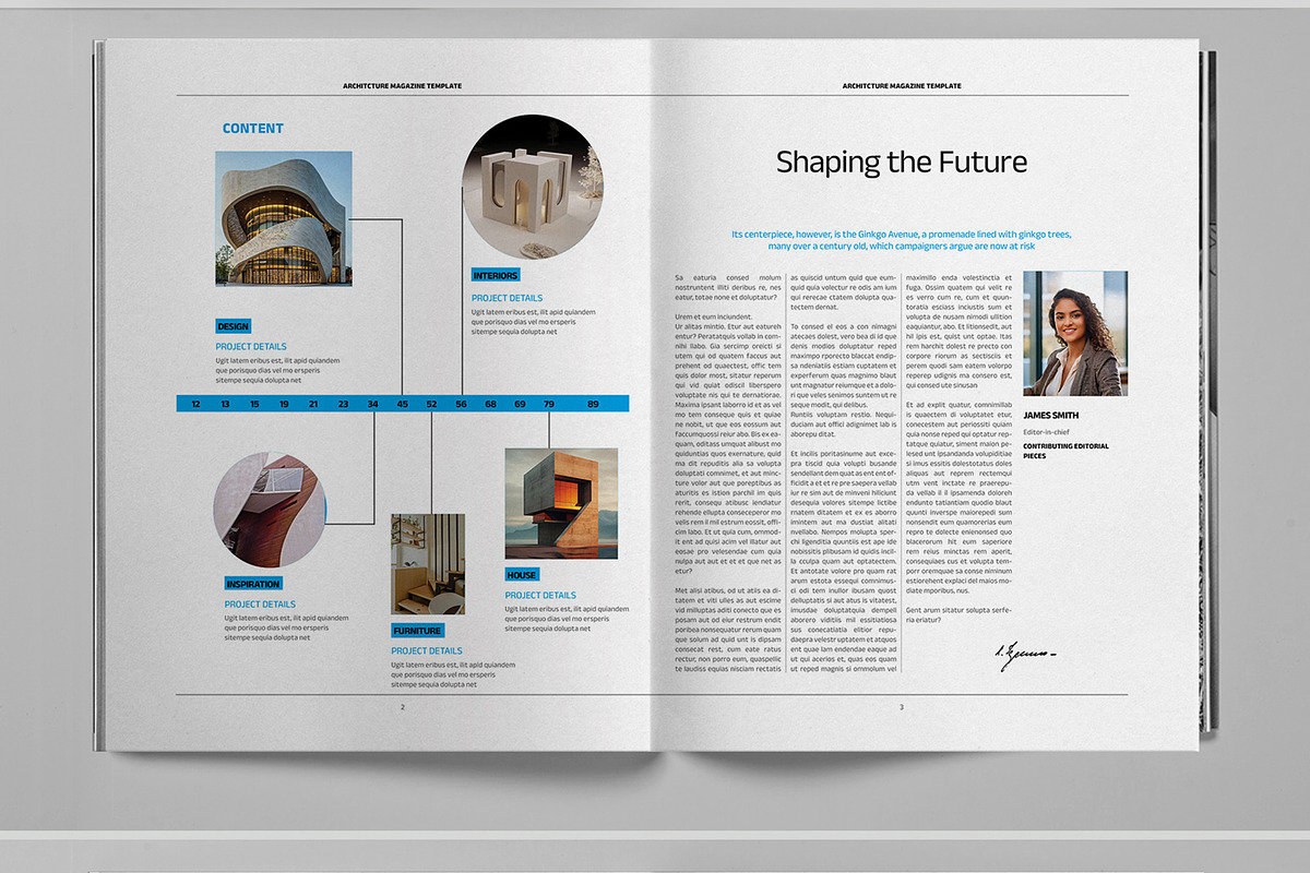 Modern Architecture Magazine, a Magazine Template by Boris Cupac (Photo 3 of 7)
