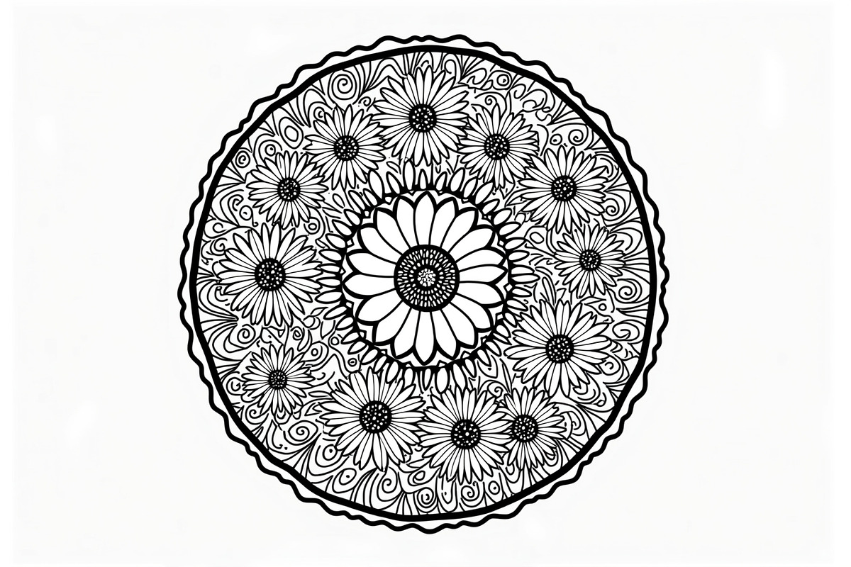 Laser Cut Floral Mandala Bundle, an Illustration by Gfx_Store (Photo 8 of 9)