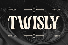 Twisly Twisted Serif Font