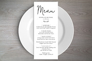 Wedding Menu Template SHR467, an Invitation Template by Shafura_Wedding (Thumbnail 2 of 3)
