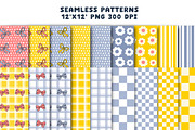 Lemon Coquette Clipart & Patterns, an Object Graphic by Brush Lab (Thumbnail 3 of 4)