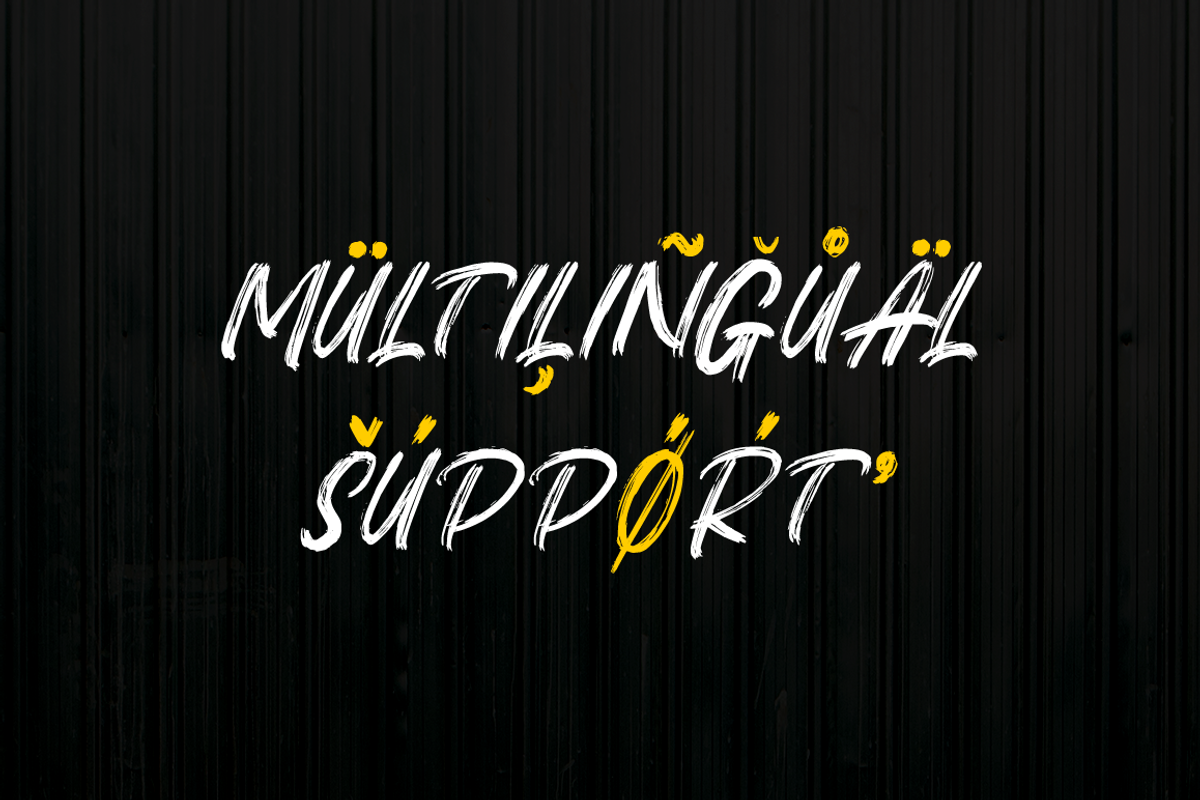Geostar - Brush Font, a Handwritten Font by RockboyStd (Photo 11 of 12)